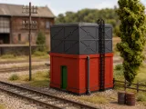 ANTIQUE Water Tank - LOW - RAILWAYS - Gauge H0 - Easy print-0