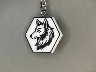 NFC-Keychain-Wolf