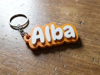 Keychain Name Alba