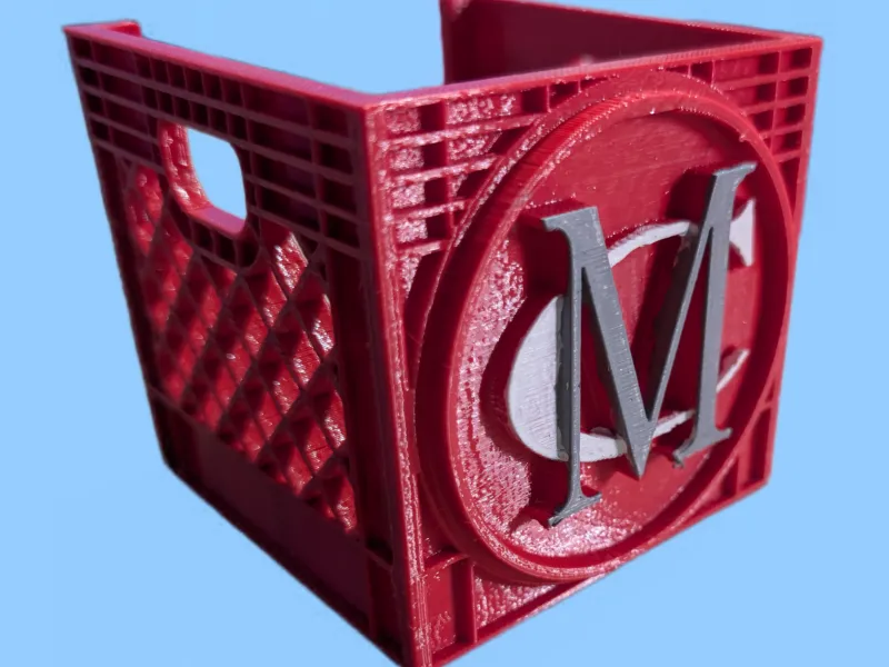 MCHS sticky notepad Crate