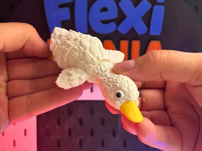 Flexi Goose Articulated Print-in-Place Goose