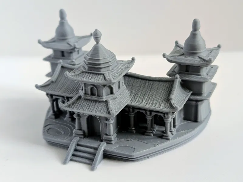 Ancient building miniature