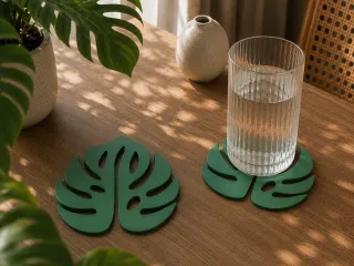 Leafy Coasters