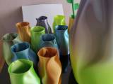 Wavy textile vase-0