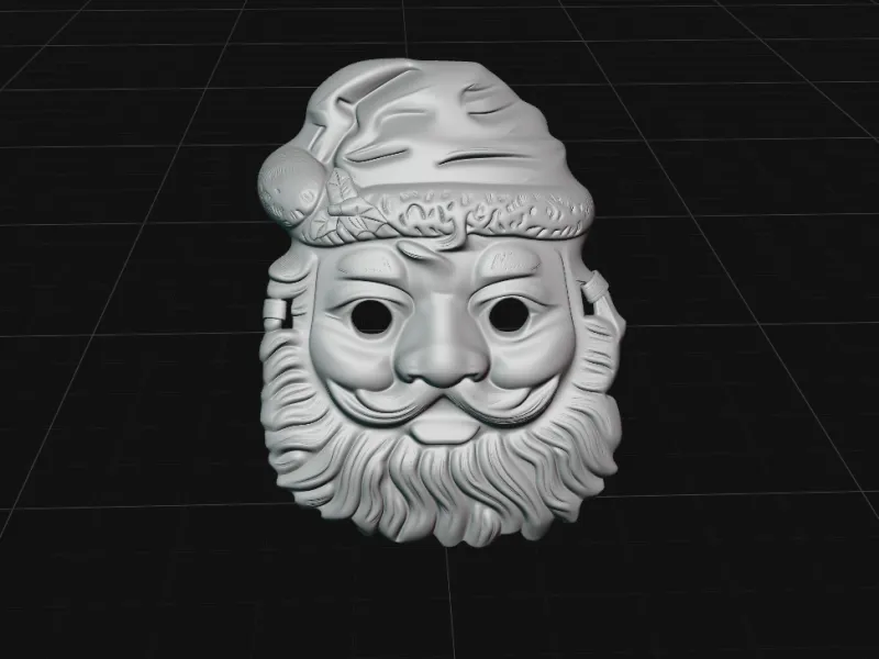 Christmas Santa Claus Mask Face Holiday