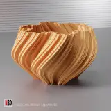 VASE 0083 - KOCH SNOWFLAKE FRACTAL VASE