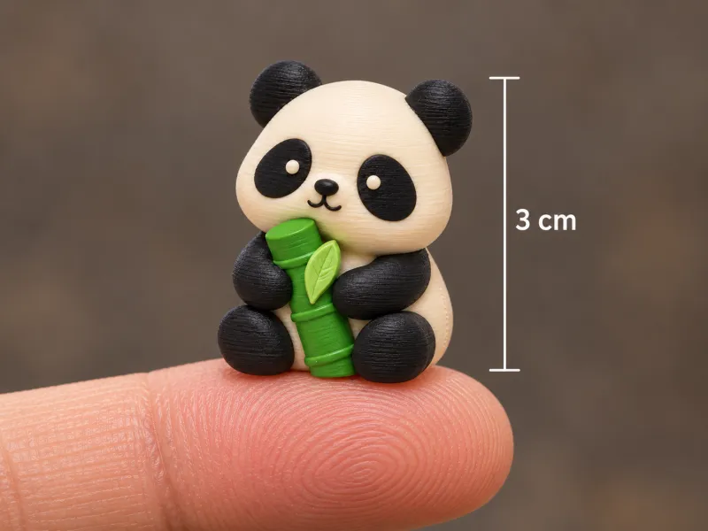 Mini Cep Pandası - 30 mm