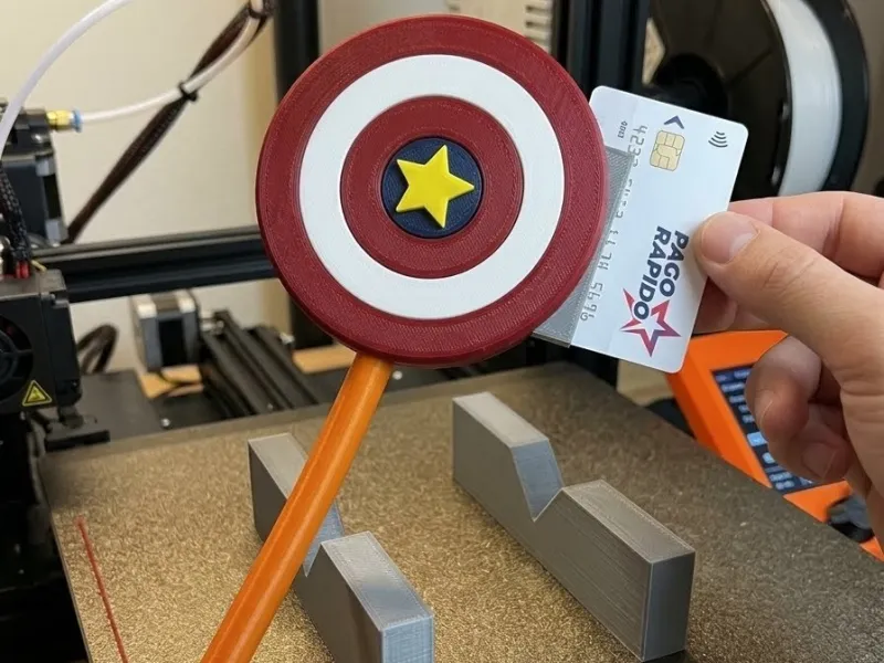 VARITA MAGICA TARJETA pago escudo capitan america