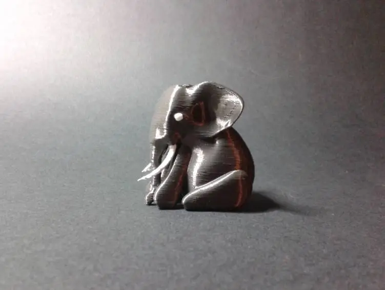 Cartoon Elephant Sitting down-1