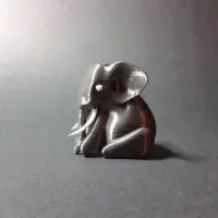Cartoon Elephant Sitting down-1