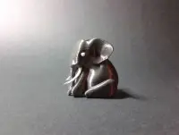 Cartoon Elephant Sitting down-1