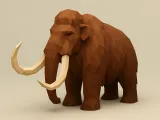 Low poly mammoth-0