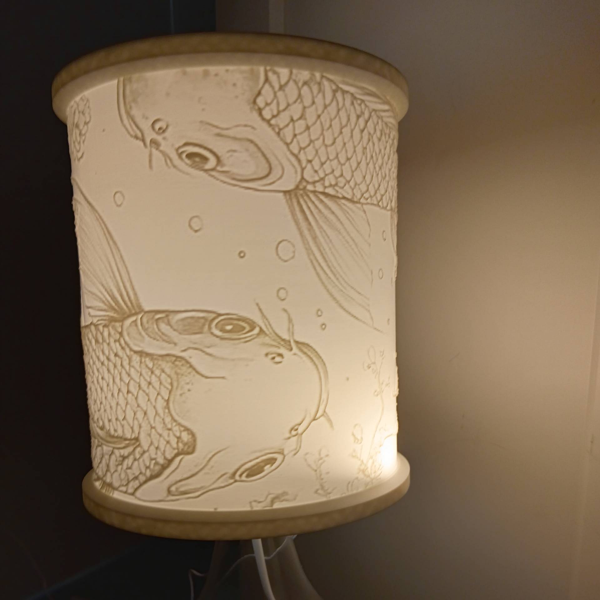 3D Printer Files | 3MF File | Koi Fish Lamp shade | Creality Cloud