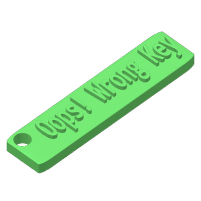 Keychain - Мода - PLA - изделие 3D-печати
