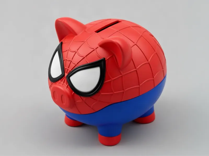 Spiderman Sparschwein 3mf