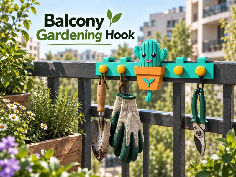 Balcony Gardening Tool Organizer #Scan Your Space