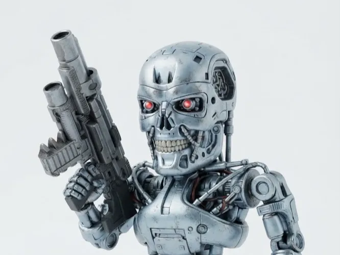 Endoesqueleto T-800 — Homenaje Chibi de Terminator
