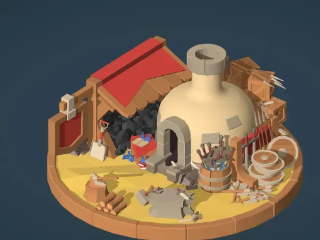 Colorful Draft Forge