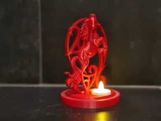 Horse 2026 led candle holder