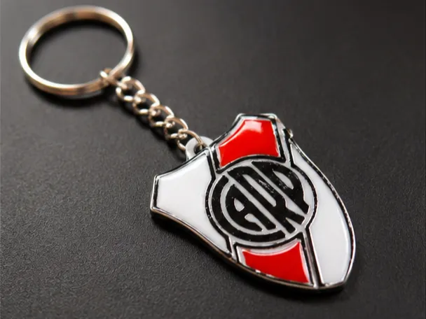 River Plate Shield Keychain