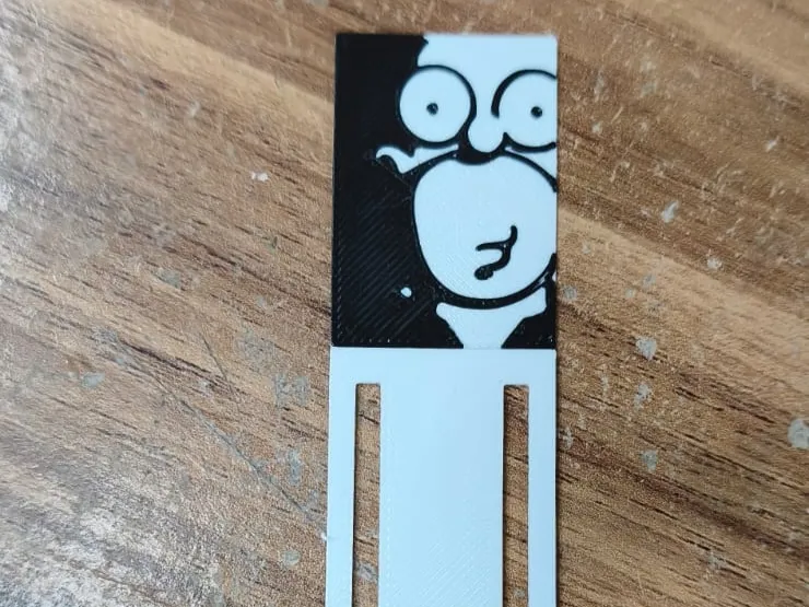 Bookmark / Clip - Homer Simpson (Dual Color)