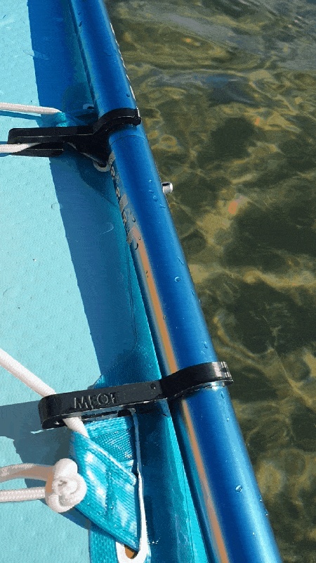 Clip de suporte para remo de prancha de SUP - sem suportes