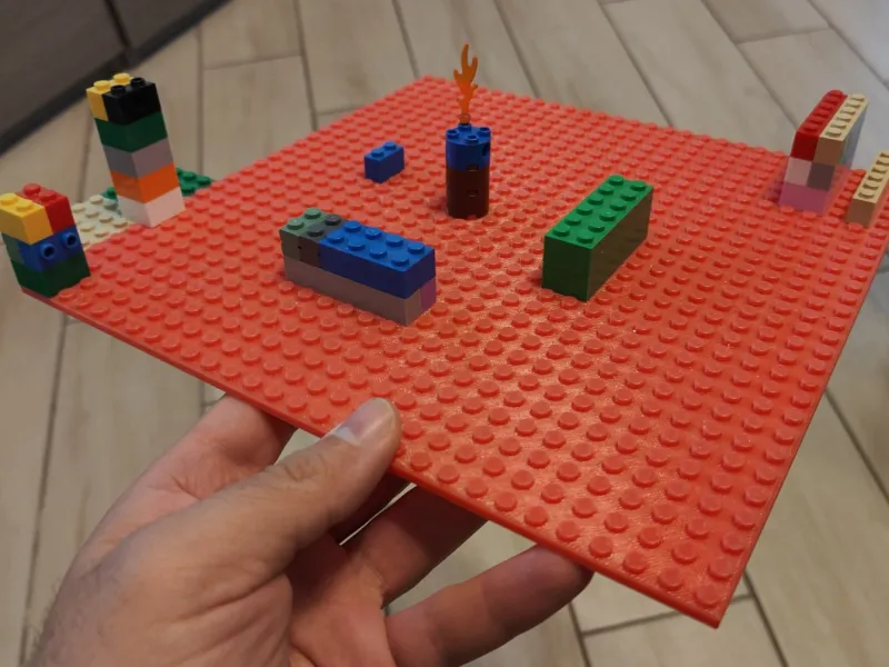 Baseplate Lego 127x127mm - 16 punti