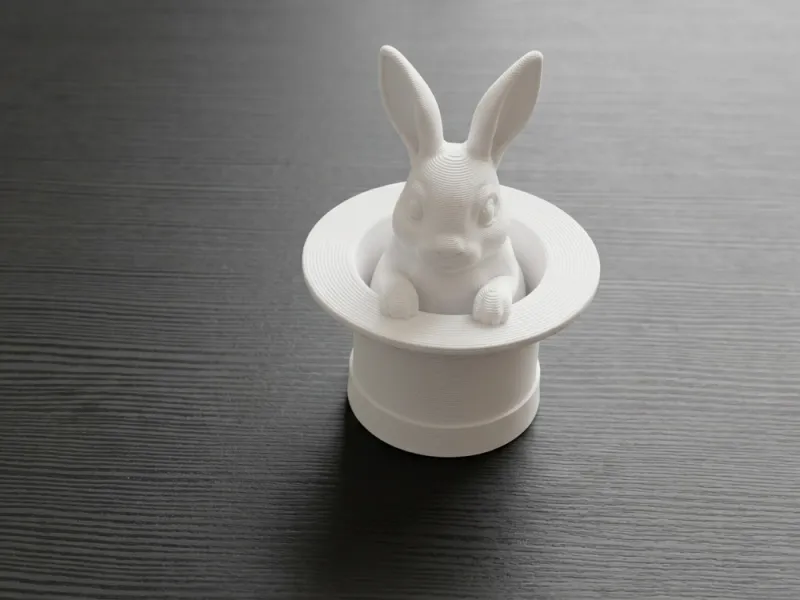Rabbit in Top Hat Miniature
