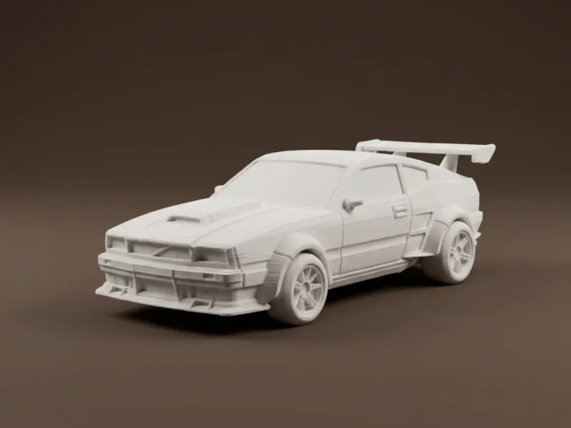 Retro Sports Coupe Mini Model