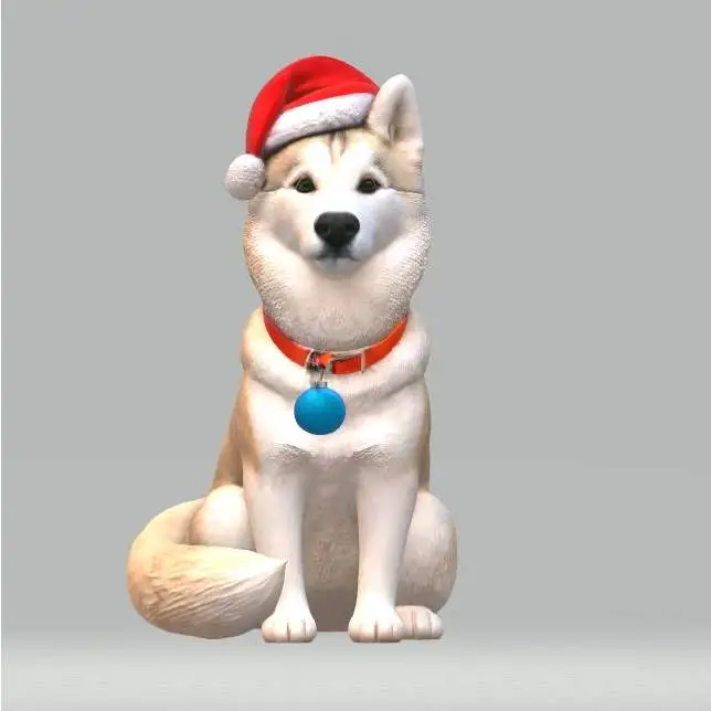 Jesse's husky decoration