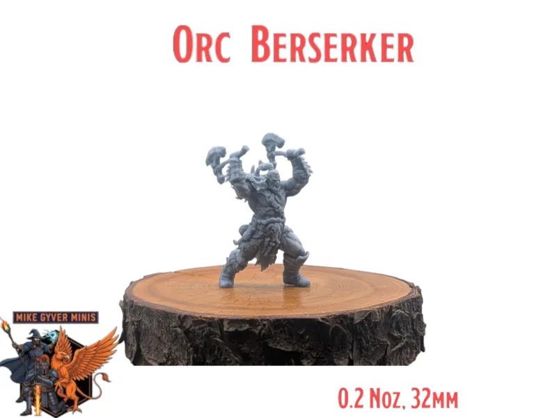 Orc Berserker - MGM Print-Ready Mini