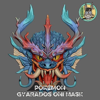 Gyarados Oni Mask The Ultimate Pokemon Cosplay