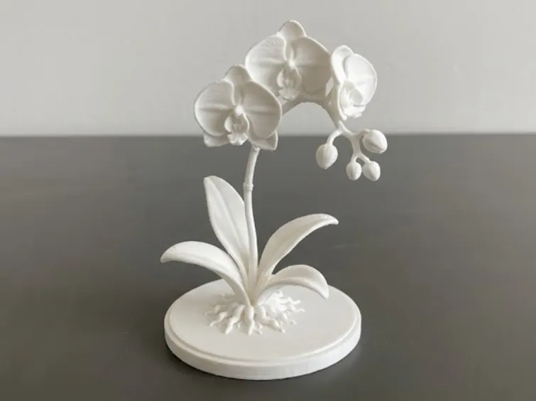 Orchid on Stand - Decorative Floral Model