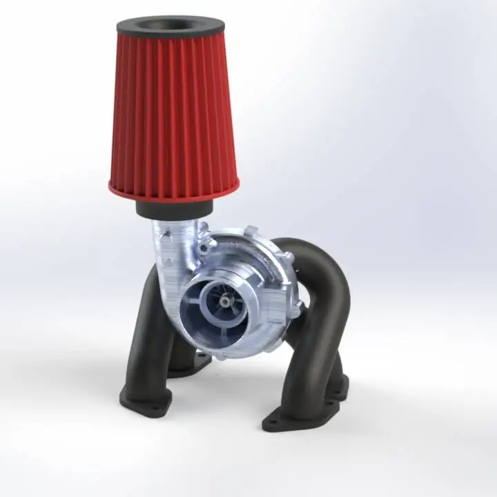 Turbocharger Night Light Stand