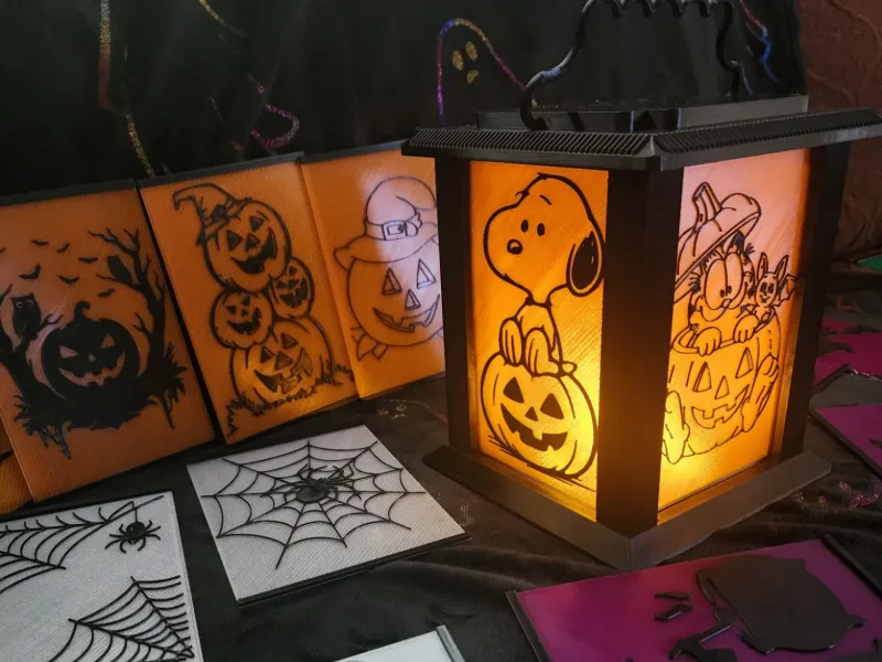 灯笼侧板：灯笼可在我的模型中获取