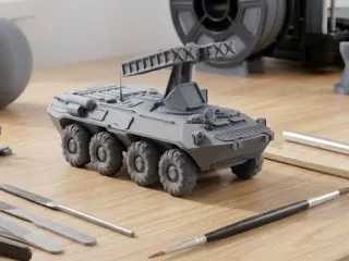 Combat vehicle assembly model