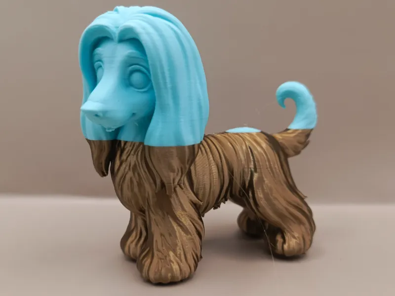 Chibi Afgan Hound Figurine