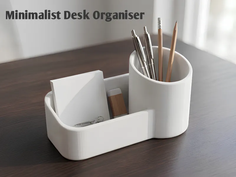 Organizador de escritorio minimalista