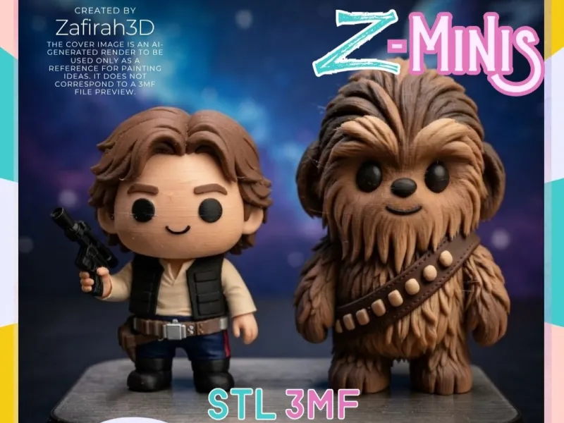 Han Solo & Chewbacca Z-Mini