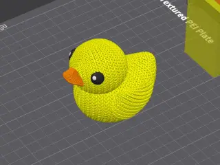 Knitted Duck