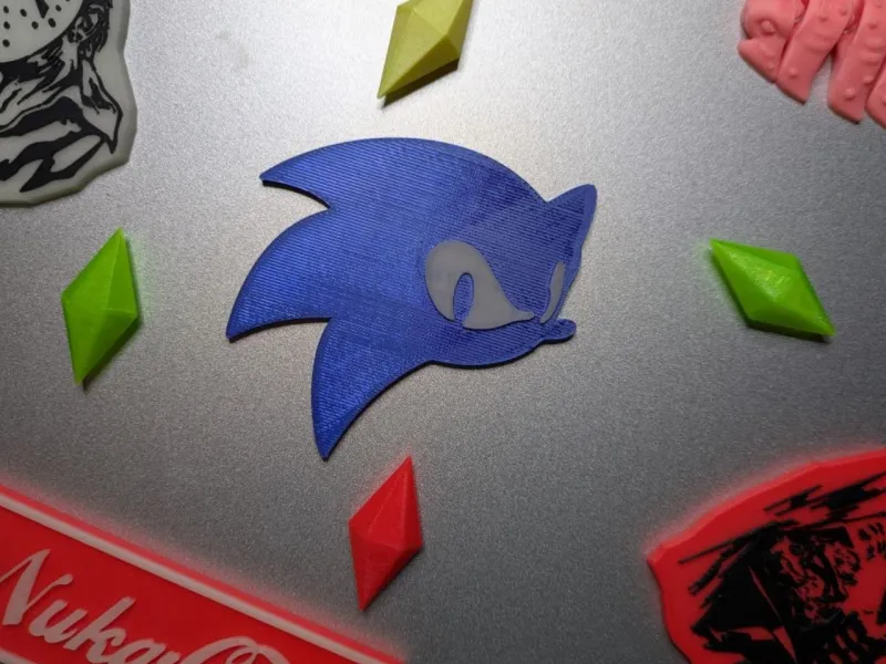 Sonic the Hedgehog Fridge Magnet