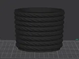 Coiled Rope Planter-0