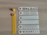 Regla Modular plegable y juego de plantillas-0