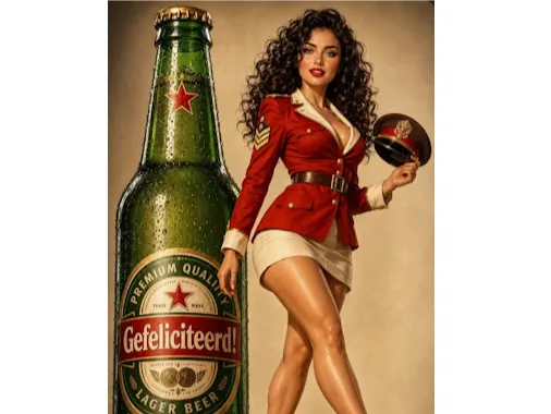 Celebration in Red Girl