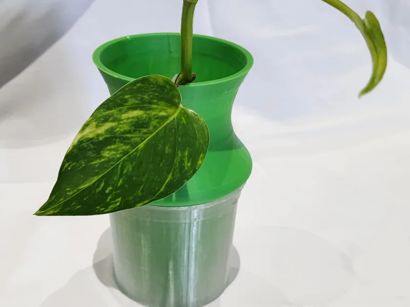 Self-Watering Succulent Column — See-Through Reservoir