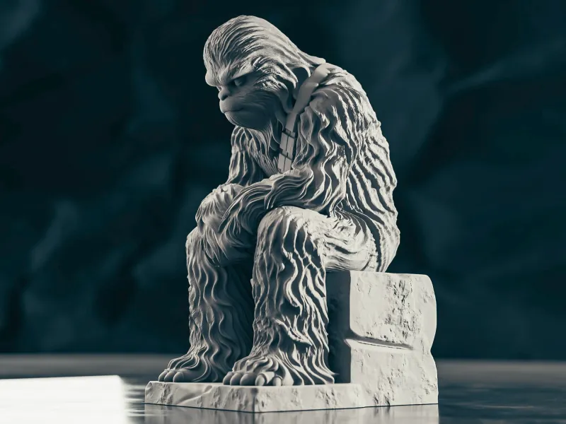 Chewbacca (Chewie) - Contemplation Statue