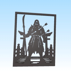 Benkei last stand wallart