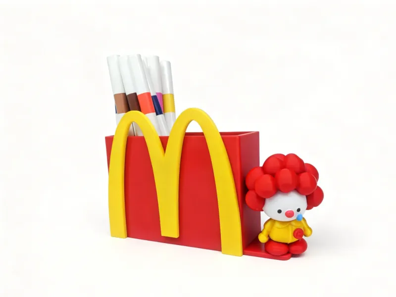 McDonald's-style pencil holder organizer
