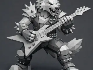 Heavy Metal Wolf
