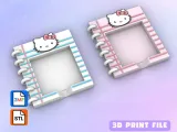Post-It, Sticky Note Holder SPIRAL NOTEBOOK HELLO KITTY-0